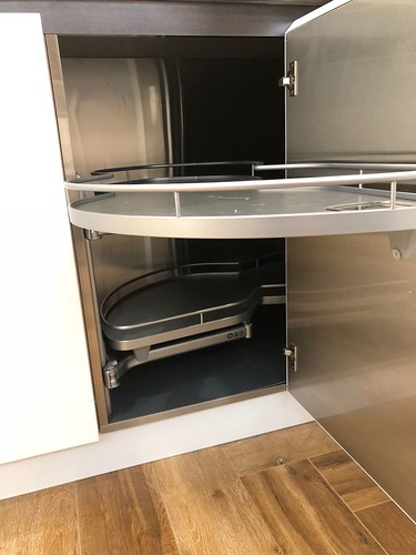 Steel Cupboard in Kitchen